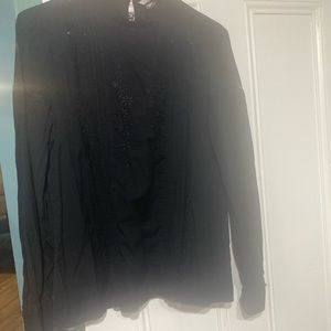 Black long sleeves lacey h and m
